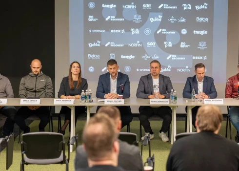 Latvijas bobslejisti un skeletonisti gatavi jaunajai sezonai. 