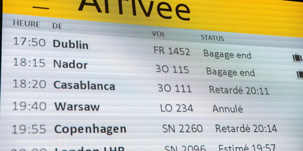 Iespējami dronu draudi likuši atcelt reisus Briseles lidostā vai izraisījuši to kavēšanos