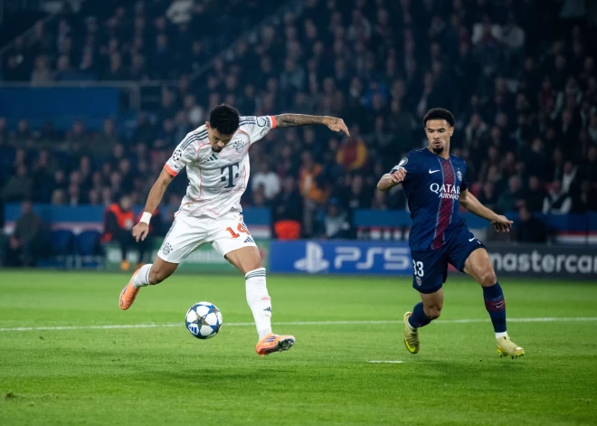 "Bayern" mazākumā pieveic titula īpašnieci PSG UEFA Čempionu līgas spēlē, "Liverpool" sarūgtina "Real"