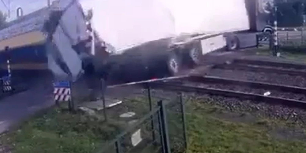 Baisās katastrofas mirklis (ekrānuzņēmums no video)