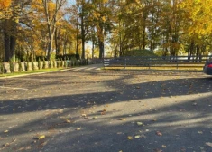Pabeigta kapsētas stāvlaukuma labiekārtošana Engures pagastā