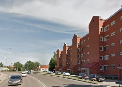 Šajā Gustava Zemgala gatves posmā turpmāk būs jābrauc vērīgāk, jo nogriezties Vairoga ielā vairs nedrīkstēs (ekrānuzņēmums no "Google Maps")