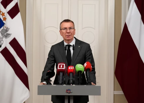 Latvijas Valsts prezidents Edgars Rinkēvičs.