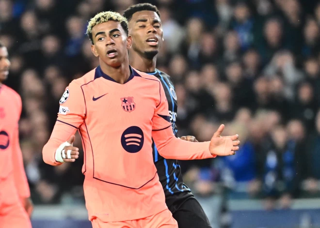 "Barcelona" izglābjas no zaudējuma pret "Club Brugge", "Chelsea" neizšķirts pret "Qarabag", bet "Inter" iekārtojas pie līderiem