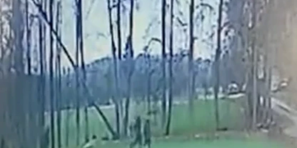 Kadrs no video ar iespējamiem migrantiem.