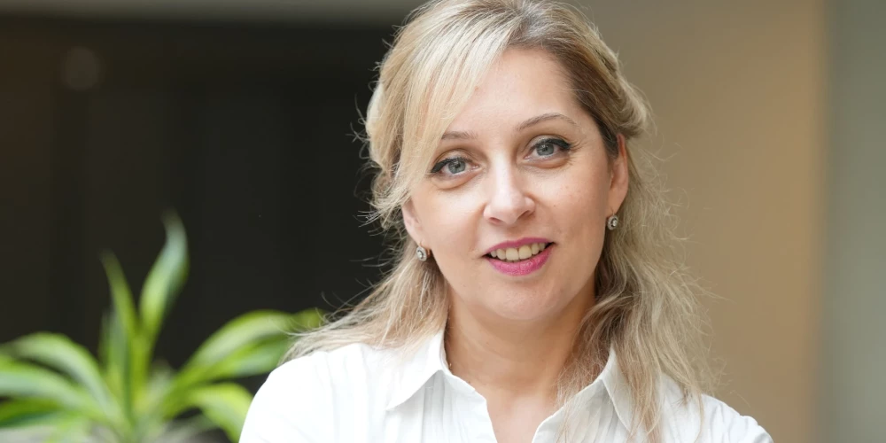 Bijusī Gruzijas ārlietu ministra vietniece, Čavčavadzes centra izpilddirektore Nino Kalandadze.