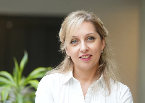 Bijusī Gruzijas ārlietu ministra vietniece, Čavčavadzes centra izpilddirektore Nino Kalandadze.