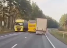 ВИДЕО: "Водитель автобуса торопится на кладбище, а пассажиры при чем?" Смертельно опасный обгон на Таллинском шоссе