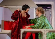 FOTO: Talsos nosvin franču komēdijas "Boeing, Boeing!" pirmizrādi - uz skatuves priecē Dzelzītis, Subatnieks, Ķesteris, Nevarauska