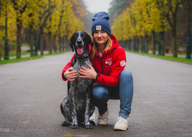 "Sapnis dzirdēt Latvijas himnu Amerikā piepildīts!" VP kinoloģe un suns Thors izcīna zelta godalgu pasaules čempionātā