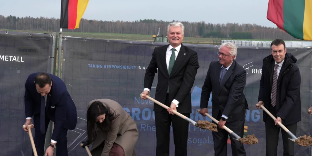 “Rheinmetall” būvē munīcijas rūpnīcu Lietuvā. 