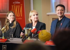 Pirmizrāde tuvojas! Filmas "Tīklā. TTT leģendas dzimšana" veidotāji pulcējas preses konferencē. FOTOGALERIJA