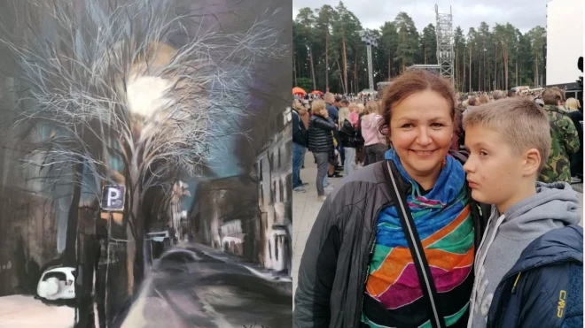 Яна Микоса - очень интересный художник-график. Свет, дерево, человек - эти темы переплетаются в ее творчестве.