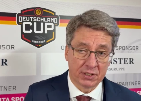 Latvijas izlases galvenais treneris Harijs Vītoliņš (ekrānuzņēmums no video)