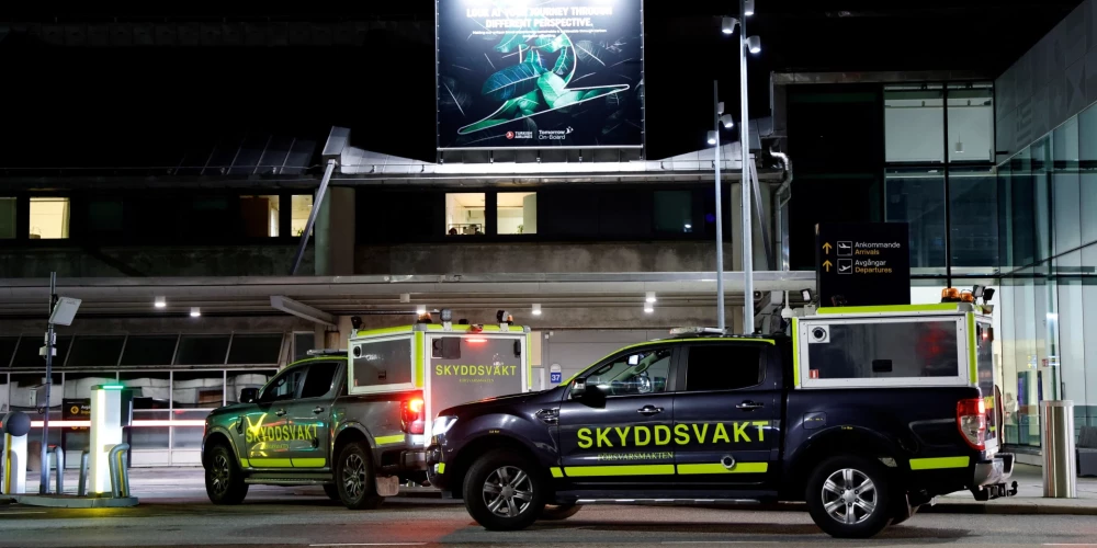 Gēteborgas lidosta ir nesenākā cietusī Eiropā no dronu draudiem (foto: Scanpix / Reuters)