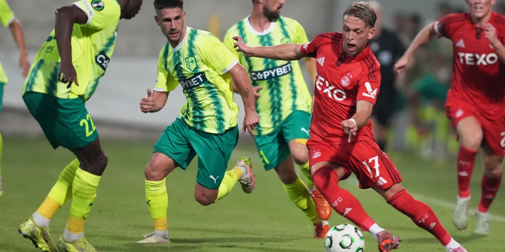 "Aberdeen" Kiprā tā arī neguva vārtus (foto: Scanpix / AP)