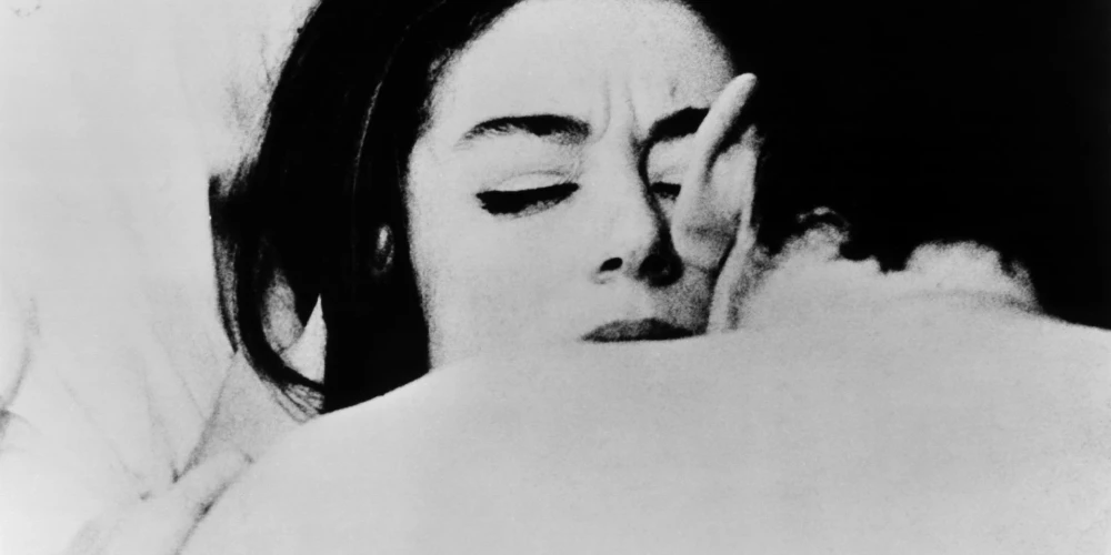 Kadrs no kinofilmas "Vīrietis un sieviete".