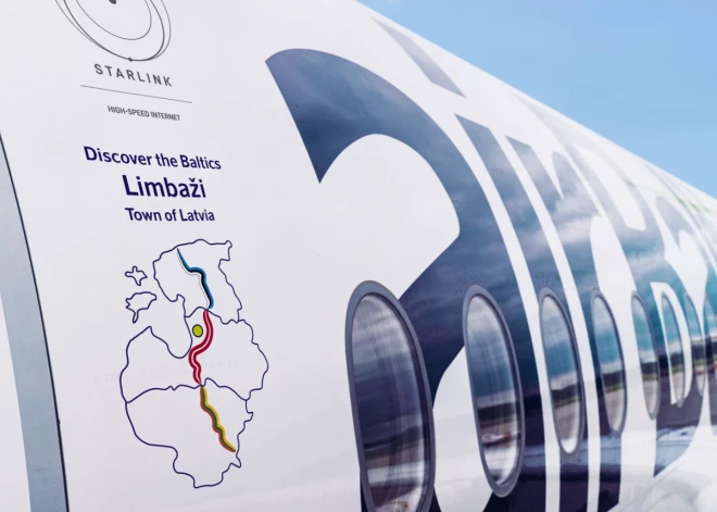 "airBaltic" lidmašīna nosaukta Limbažu vārdā