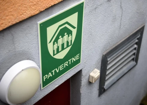 Одно из бомбоубежищ.