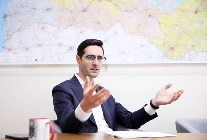 VSIA "Latvijas Valsts ceļi" valdes priekšsēdētājs Mārtiņš Lazdovskis.