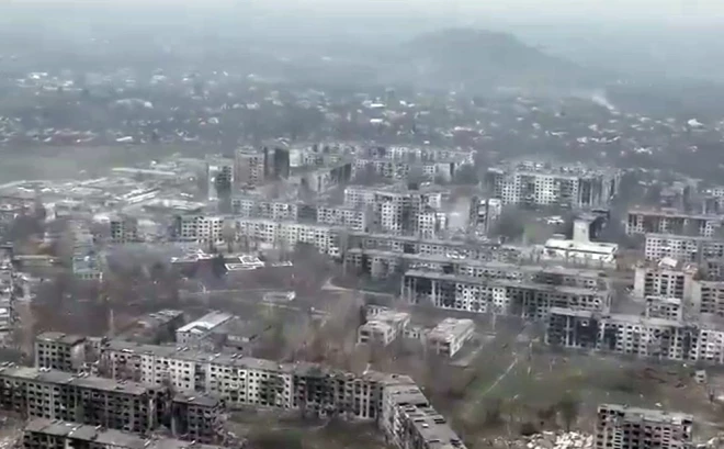 Tā izskatās krievu okupantu nopostītā Mirnohrada.