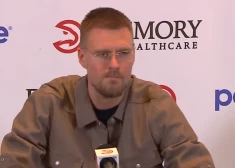 Pēc zaudējuma NBA spēlē Porziņģis savu un komandas precizitāti raksturo kā šausmīgu