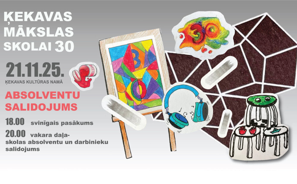 Ķekavas Mākslas skola šogad svin 30 gadu jubileju