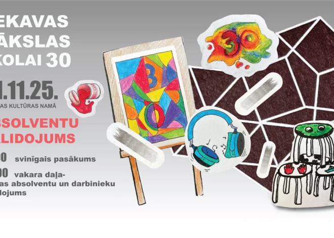 Ķekavas Mākslas skola šogad svin 30 gadu jubileju