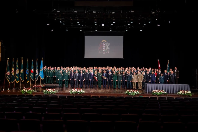 Latgales vēstniecībā GORS norisinājās svinīgais pasākums, kura laikā tika pasniegti Ministru prezidenta, Iekšlietu ministrijas un Valsts robežsardzes apbalvojumi Valsts robežsardzes un Valsts robežsardzes koledžas amatpersonām un sadarbības partneriem.