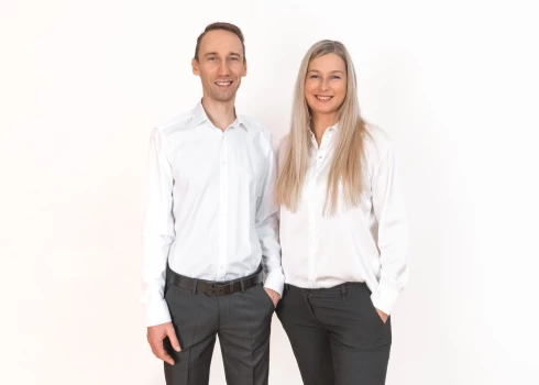 Kārlis un Agnese Štrenges.