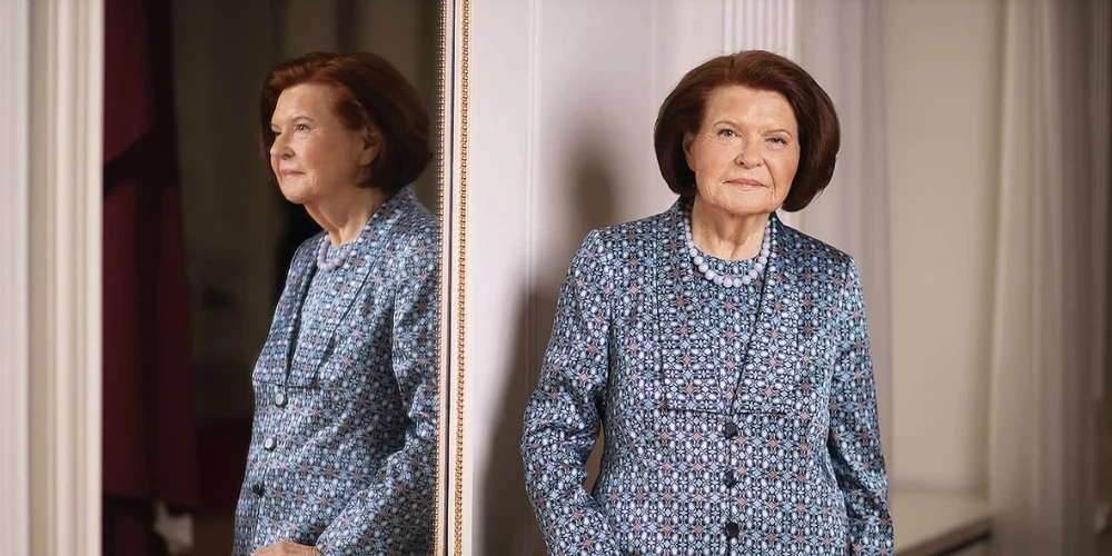 Vaira Vīķe-Freiberga.