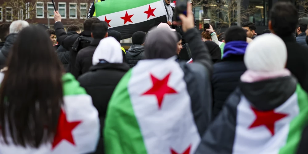 2024. gadā pēc Asada režīma krišanas Sīrijā - Duisburgā, Vācijā. 