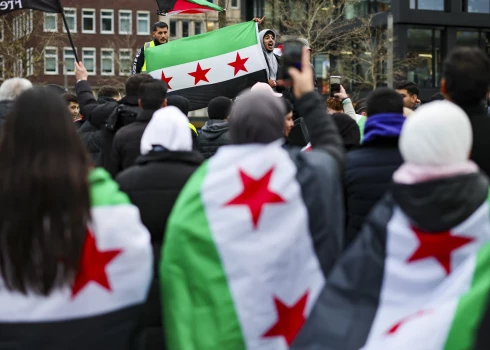 2024. gadā pēc Asada režīma krišanas Sīrijā - Duisburgā, Vācijā. 