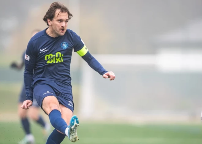 Dramatiskā sezonas izskaņā Ogres "United" futbolisti nopelna vietu nākamsezon Latvijas virslīgā