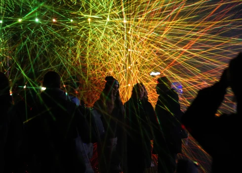 Gaismas festivāls "Staro Rīga" 2024. gadā.