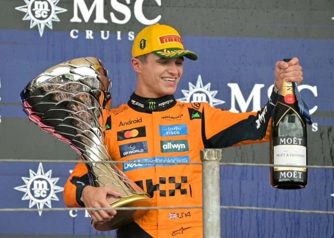 Noriss uzvar Sanpaulu "Grand Prix" un nostiprina vadību kopvērtējumā