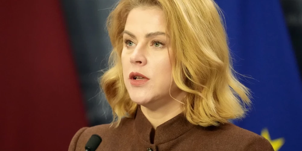 Ministru prezidente Evika Siliņa. 
