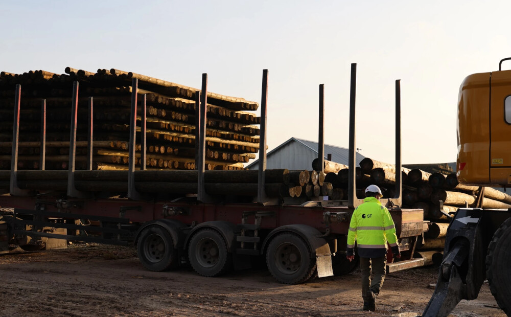 "Sadales tīkls" piegādās koka balstus Igaunijas uzņēmumam "Elektrilevi"