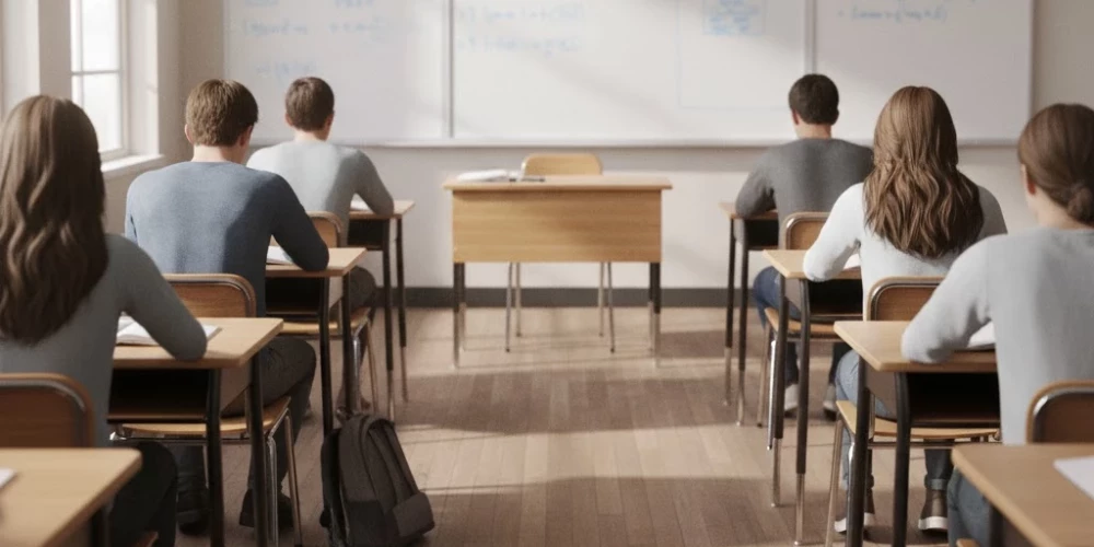 Ученики есть, а учителя нет.