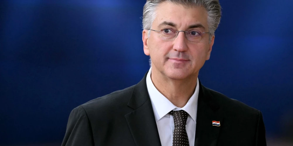 Horvātijas premjerministrs Andrejs Plenkovičs.