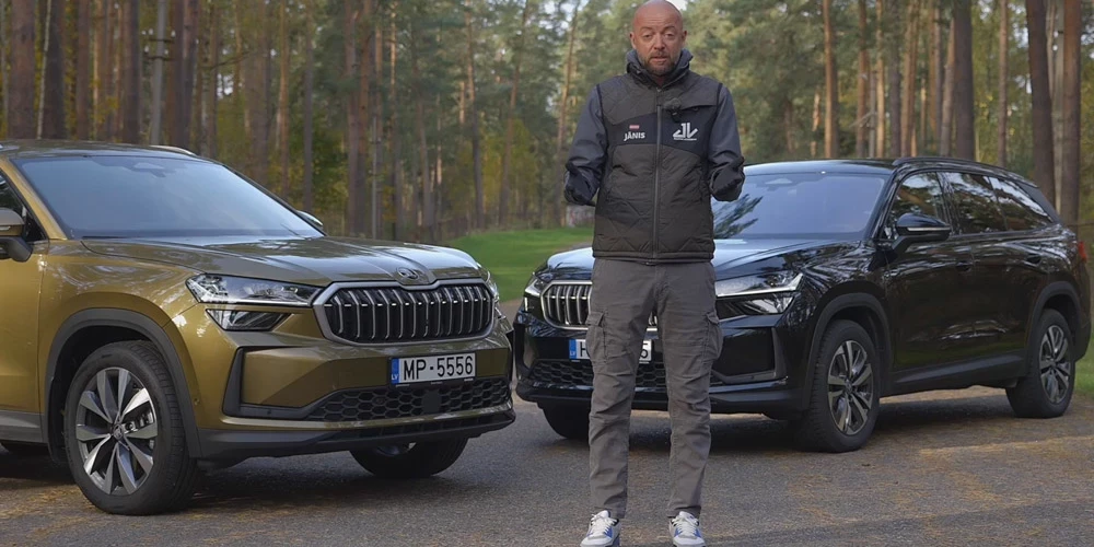 Abus transportlīdzekļus vērtē DSB Autoskolas direktors Jānis Vanks.