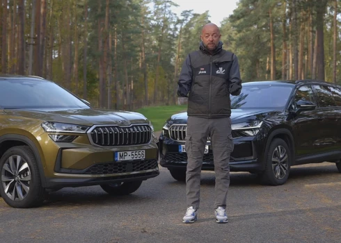 Abus transportlīdzekļus vērtē DSB Autoskolas direktors Jānis Vanks.