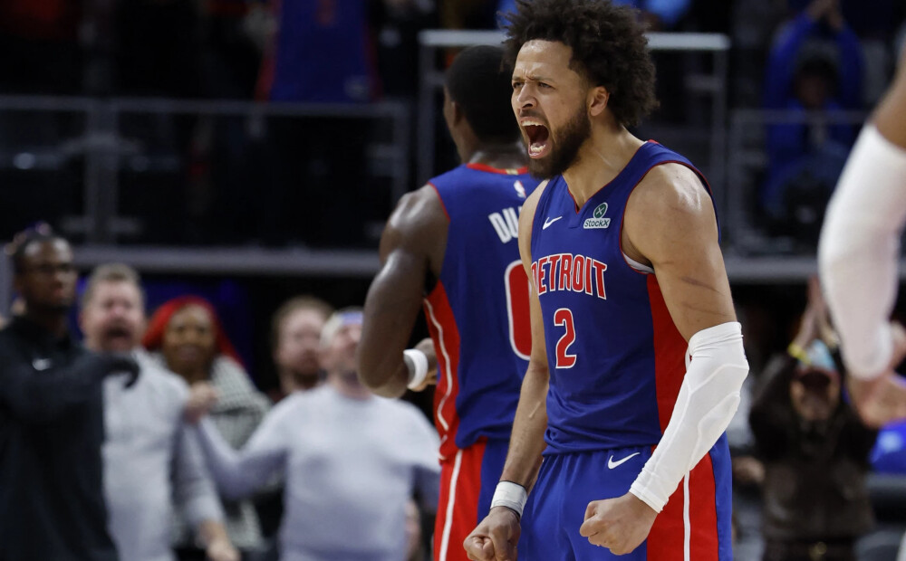 Lai sekmētu "Pistons" septīto uzvaru pēc kārtas, Kaningems izmet pa grozu 45 metienus