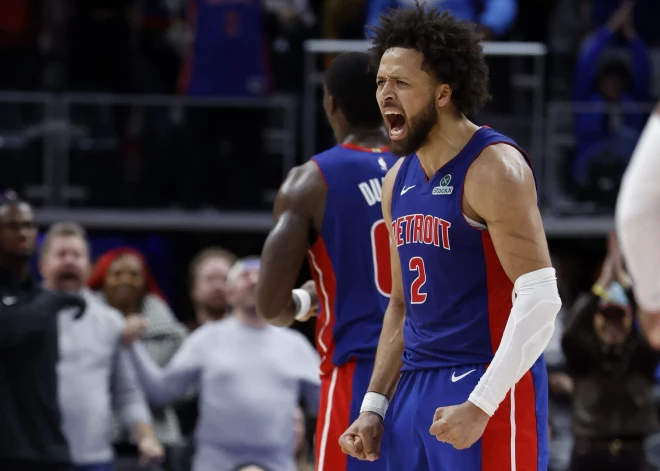 Lai sekmētu "Pistons" septīto uzvaru pēc kārtas, Kaningems izmet pa grozu 45 metienus