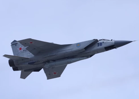 MiG-31 ir ceturtās paaudzes reaktīvais iznīcinātājs, kas radīts Padomju Savienībā./Ilustratīvs attēls.