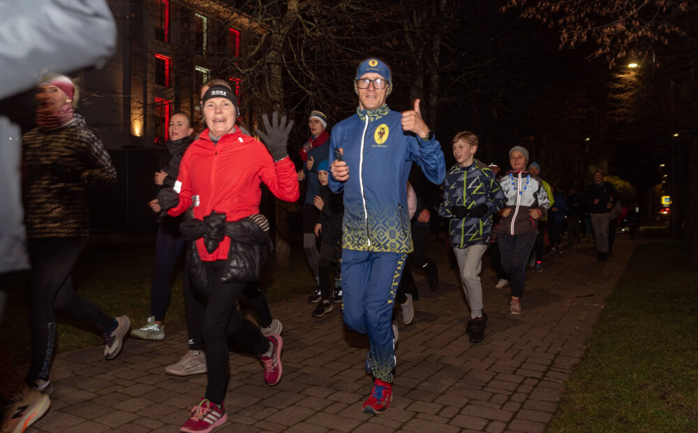Lāčplēša dienas priekšvakarā Jelgavā norisinājās skrējiens patriotiskās noskaņās