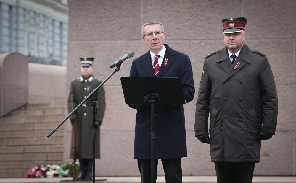 Rinkēvičs Lāčplēša dienā aicina nezaudēt gatavību sargāt valsti arī ikdienā