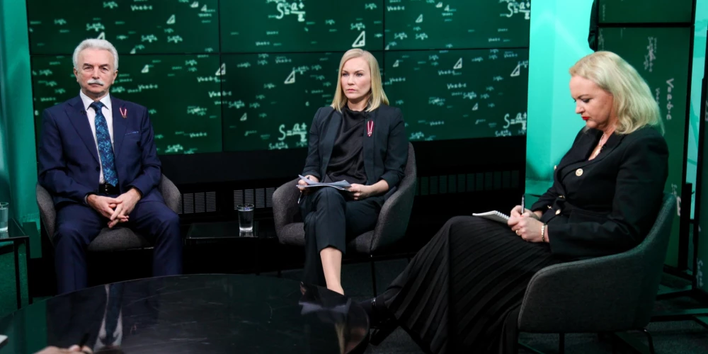 Raidījuma eksperti Gunārs Kūtris, Guna Gavrilko un Sigita Struberga.