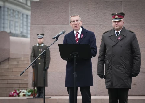 Президент Эдгар Ринкевич: в будущее мы можем смотреть с уверенностью в безопасности Латвии.