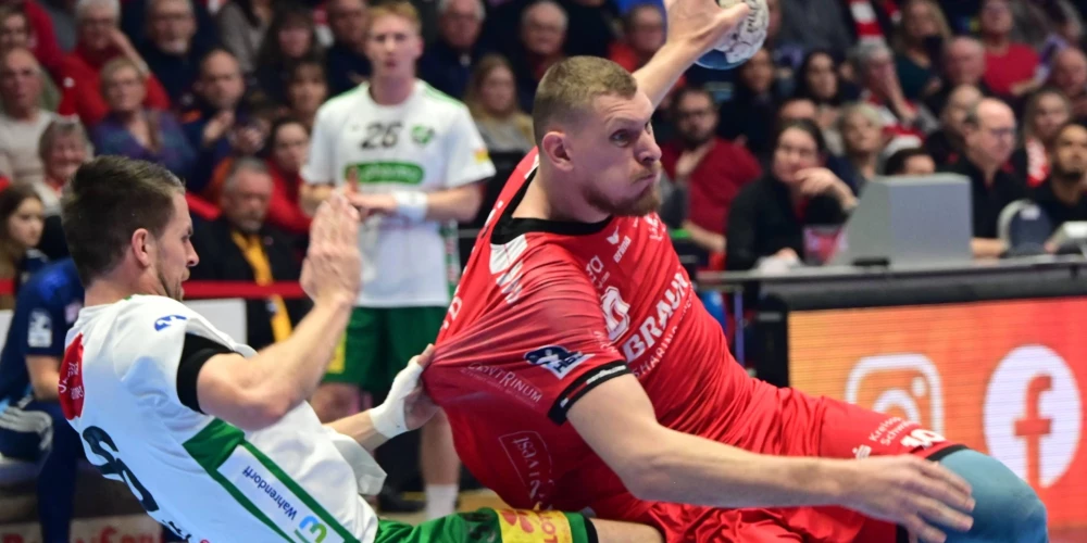 Dainis Kristopāns atrod ceļu līdz pretinieku vārtiem